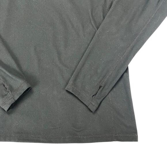 Mountain Hardwear Shirt M Black 1/4 Zip Pullover Long Sleeve Top Womens - Picture 9 of 12